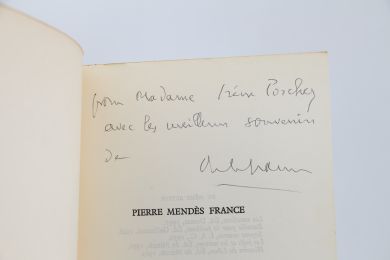 MENDES FRANCE : Pierre Mendès France - Autographe, Edition Originale - Edition-Originale.com
