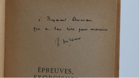 MICHAUX : Epreuves, exorcismes - Signed book, First edition - Edition-Originale.com
