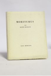 MICHAUX : Moriturus - Prima edizione - Edition-Originale.com