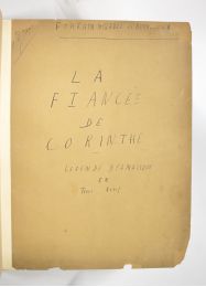 MIKHAEL : Manuscrit autographe complet La fiancée de Corinthe - Signiert, Erste Ausgabe - Edition-Originale.com