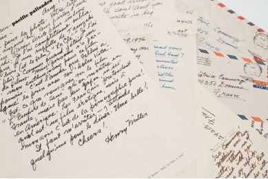 MILLER : Correspondance manuscrite complète d'Henry Miller avec Béatrice Commengé   - Autographe, Edition Originale - Edition-Originale.com