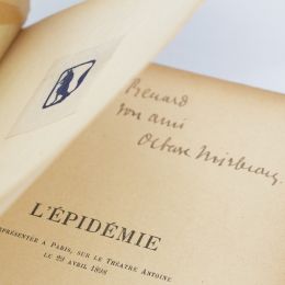 MIRBEAU : L'épidémie - Autographe, Edition Originale - Edition-Originale.com