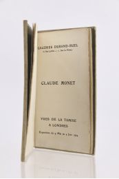 MONET : Claude Monet - Vues de la Tamise à Londres - First edition - Edition-Originale.com