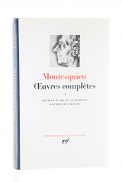 MONTESQUIEU : Oeuvres complètes I & II. Complet en 2 volumes - First edition - Edition-Originale.com