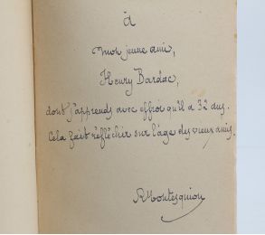 MONTESQUIOU : Le délices de Capharnaüm - Signed book, First edition - Edition-Originale.com