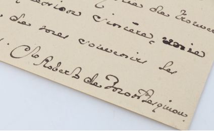 MONTESQUIOU : Lettre autographe signée adressée à Henri Lapauze - Autographe, Edition Originale - Edition-Originale.com