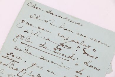 MONTESQUIOU : Lettre autographe signée adressée au journaliste et critique littéraire du Gaulois Henri Lapauze  - Autographe, Edition Originale - Edition-Originale.com