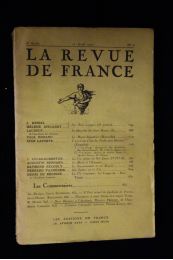 MORAND : Le musée Rogatkine. In La revue de France - Edition Originale - Edition-Originale.com