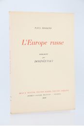 MORAND : L'Europe russe annoncée par Dostoïevsky - Edition Originale - Edition-Originale.com
