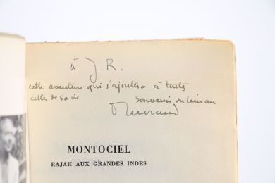 MORAND : Montociel Rajah aux grandes Indes - Autographe, Edition Originale - Edition-Originale.com