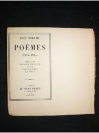 MORAND : Poèmes (1914-1924) - Edition Originale - Edition-Originale.com