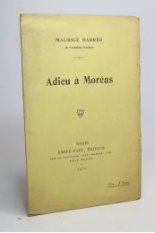 MOREAS : Adieu à Moréas - Prima edizione - Edition-Originale.com