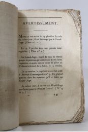 MOREAU : Recueil des interrogatoires subis par le général Moreau - Erste Ausgabe - Edition-Originale.com