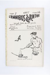 MOUCLIER : L'omnibus de Corinthe véhicule illustré des idées générales : départ tous les trois mois, N°7 - Erste Ausgabe - Edition-Originale.com