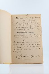 MURCIAUX : Les fruits de Canaan - Signed book, First edition - Edition-Originale.com