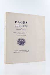 NABUCO : Pages choisies - Edition Originale - Edition-Originale.com