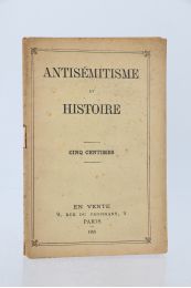 NAQUET : Antisémitisme et histoire - First edition - Edition-Originale.com