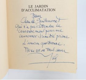 NAVARRE : Le jardin d'acclimation - Signed book, First edition - Edition-Originale.com