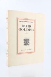 NEMIROVSKY : David Golder - Edition Originale - Edition-Originale.com