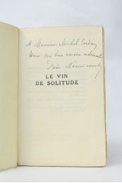 NEMIROVSKY : Le vin de solitude - Signed book, First edition - Edition-Originale.com