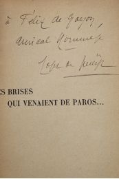 NEREYS : Des brises qui venaient de Paros... - Autographe, Edition Originale - Edition-Originale.com