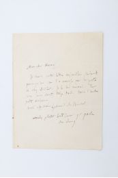 NERVAL : Billet autographe signé de Gérard de Nerval adressé à Charles Romey - Autographe, Edition Originale - Edition-Originale.com