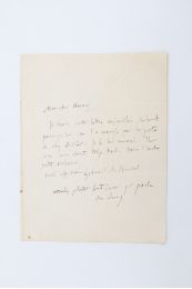 NERVAL : Billet autographe signé de Gérard de Nerval adressé à Charles Romey - Signiert, Erste Ausgabe - Edition-Originale.com