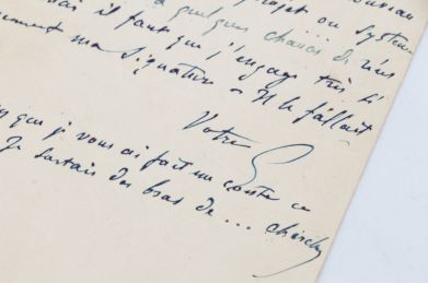 NERVAL : Lettre autographe signée de Gérard de Nerval adressée à Georges Bell - Signed book, First edition - Edition-Originale.com