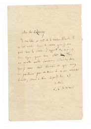 NERVAL : Lettre autographe signée de Gérard de Nerval adressée à Hippolyte Delaunay - Autographe, Edition Originale - Edition-Originale.com