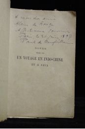 Neufville : Notes prises sur un voyage en Indo-Chine et à Java (22 décembre 1894 au 3 mai 1895 - Signed book, First edition - Edition-Originale.com