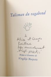 NEVJESTIC : Talisman du vagabond - Signed book, First edition - Edition-Originale.com