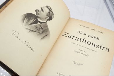 NIETZSCHE : Ainsi parlait Zarathoustra - Signed book, First edition - Edition-Originale.com