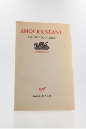NIMIER : Amour et néant - Erste Ausgabe - Edition-Originale.com