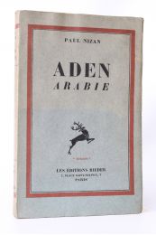 NIZAN : Aden Arabie - Erste Ausgabe - Edition-Originale.com