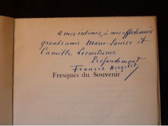 NORGELET : Fresques du souvenir - Signed book, First edition - Edition-Originale.com