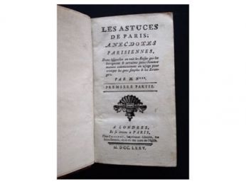NOUGARET : Les astuces de Paris. Anecdotes parisiennes - First edition - Edition-Originale.com