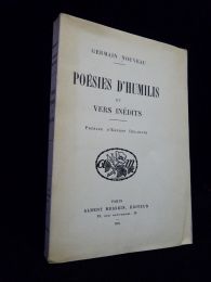 NOUVEAU : Poésies d'Humilis et vers inédits - Edition Originale - Edition-Originale.com