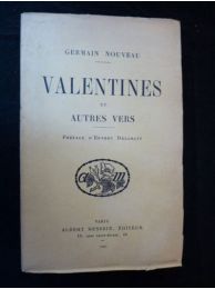 NOUVEAU : Valentines et autres vers - Erste Ausgabe - Edition-Originale.com