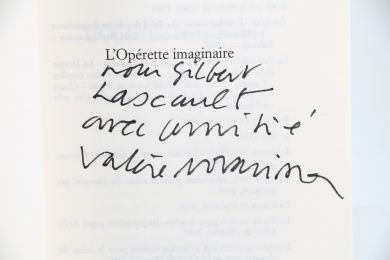 NOVARINA : L'opérette imaginaire - Signed book, First edition - Edition-Originale.com
