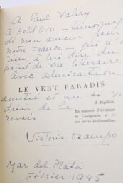 OCAMPO : Le vert paradis - Autographe, Edition Originale - Edition-Originale.com