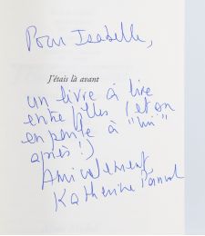 PANCOL : J'étais là avant - Signed book, First edition - Edition-Originale.com