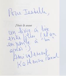 PANCOL : J'étais là avant - Libro autografato, Prima edizione - Edition-Originale.com