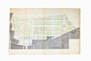 ANONYME : [PARIS] Plan général du jardin du Palais du Luxembourg  - Autographe, Edition Originale - Edition-Originale.com