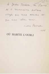PARROT : Où habite l'oubli - Signed book, First edition - Edition-Originale.com