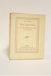PASSEUR : Pas encore suivi de La traversée à la nage - First edition - Edition-Originale.com