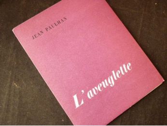 PAULHAN : L'aveuglette - Prima edizione - Edition-Originale.com