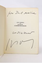 PAUWELS : Les voies de petite communication - Signed book, First edition - Edition-Originale.com