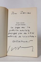 PAUWELS : Lettre ouverte aux gens heureux et qui ont bien raison de l'être - Libro autografato, Prima edizione - Edition-Originale.com