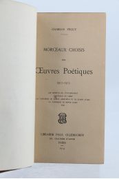PEGUY : Morceaux choisis des Oeuvres poétiques - Erste Ausgabe - Edition-Originale.com