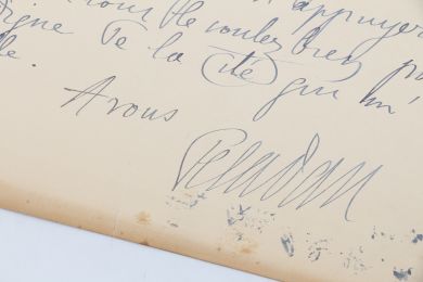 PELADAN : Lettre autographe signée adressée à Marius Richard à propos de sa pièce de théâtre Sériramis - Libro autografato, Prima edizione - Edition-Originale.com